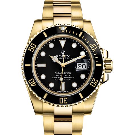 rolex watches gold and black